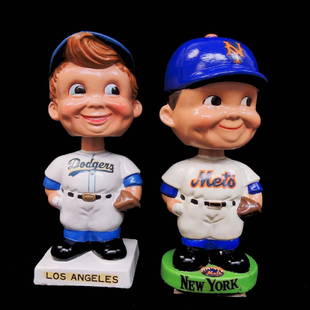 4 Vintage Sports Team Bobble Heads: 4 Vintage Sports Team Bobble Heads