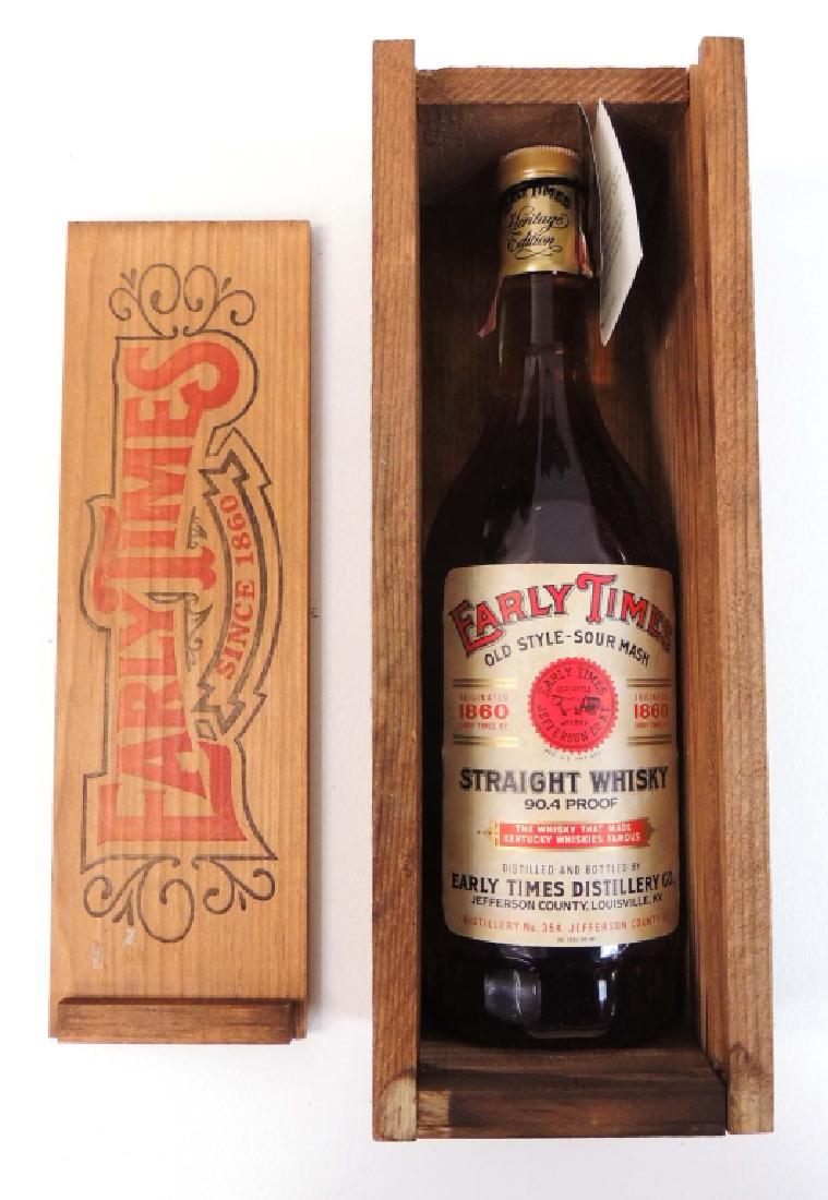 Early Times Straight Whisky In box: In box, Seal is intact.