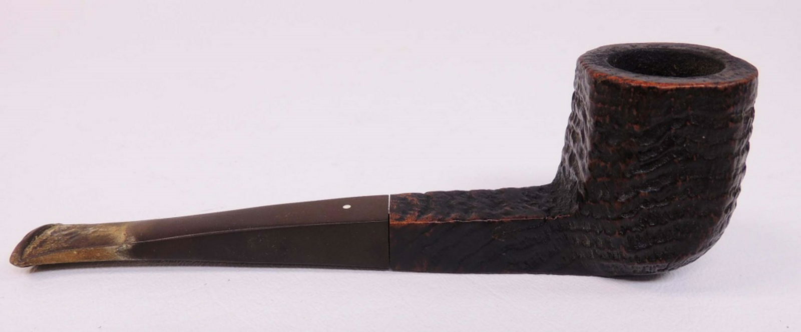 Dunhill Pipe, Squared bowl: "EK" "F/T" "Dunhill Shell" "Made in England"