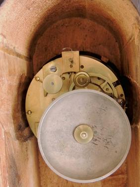 French 8 day silk cord suspension bracket clock