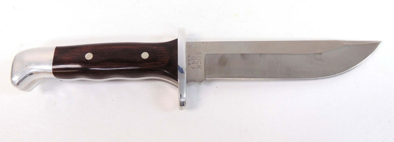 Knife - Buck, M/N 124, 6 5/8" fixed blade: Buck 124
