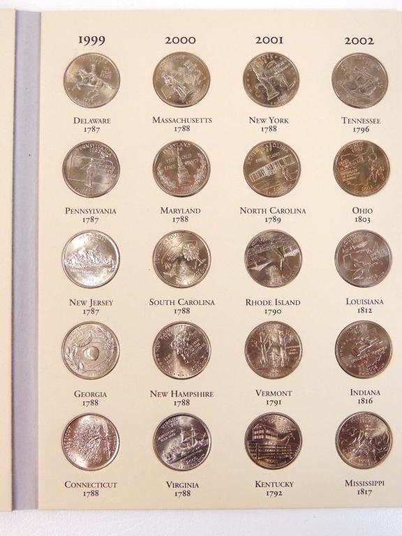 50 state and territories quarter set (complete): Complete Quarter Set