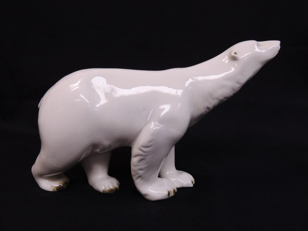 Polar Bear - Royal Dux: 12" x 8"
