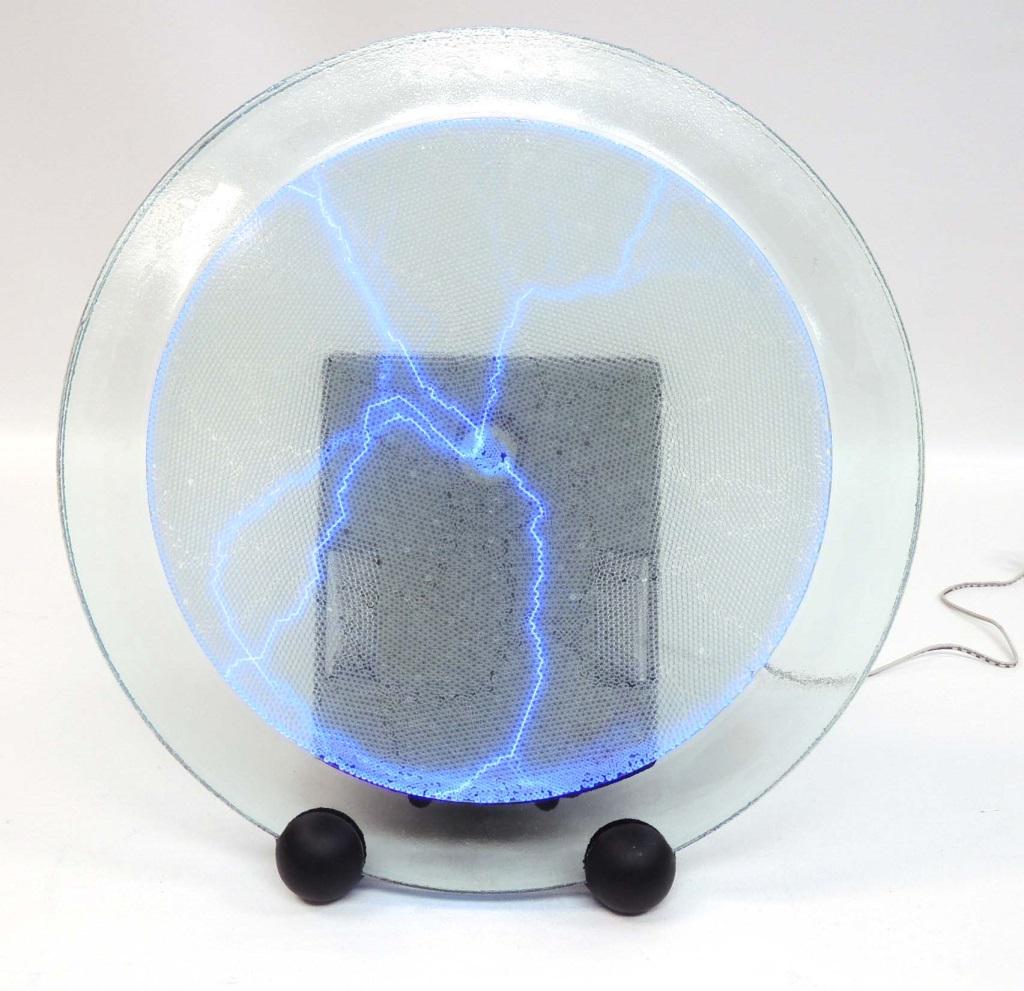 Hoffman Group HPI Lumen Disc Plasma Glass Light: Light is working c. 1997 Local pickup or 3rd party shipping only