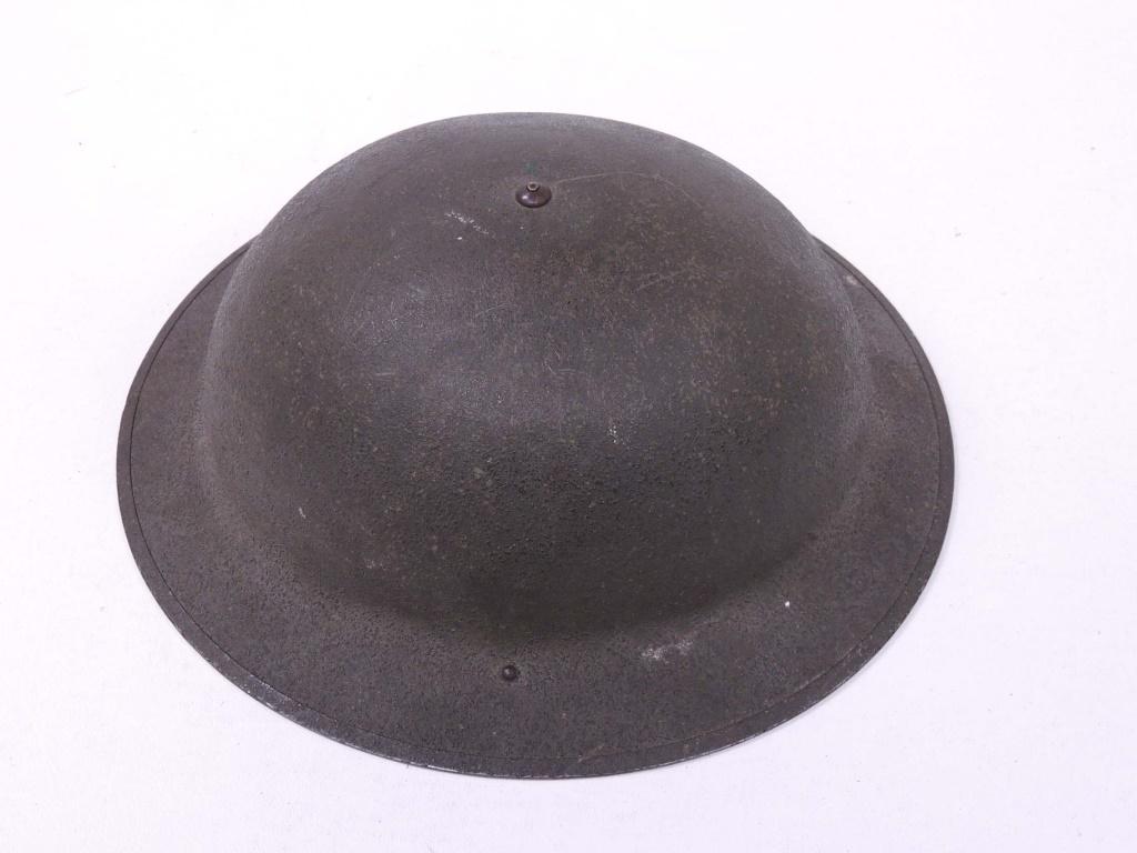 U.S. Army Model 1917 A1 Helmet: WWI Shell, Pre-WWII Liner, Complete. .......... ** ESTIMATED TIME OF SALE **: 7:03 pm CST.