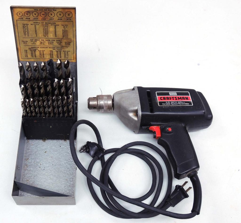 Sears Drill and Full bit set: A.T.M. Drill bits