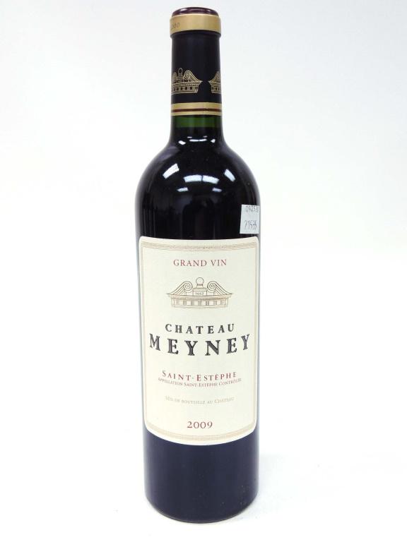 2009 Chateau Meyney St. Estephe: 750ml, 90/100. If you need bottles shipped, please talk to Ian before bidding.