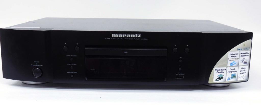 Marantz Super Audio CD & BluRay disc player: UD5007 Per consignor, this unit works. The electronic components are UNTESTED and are all sold AS IS, WHERE-IS. The components May OR MAY NOT work. They may be MISSING KNOBS or PARTS. They are sold as