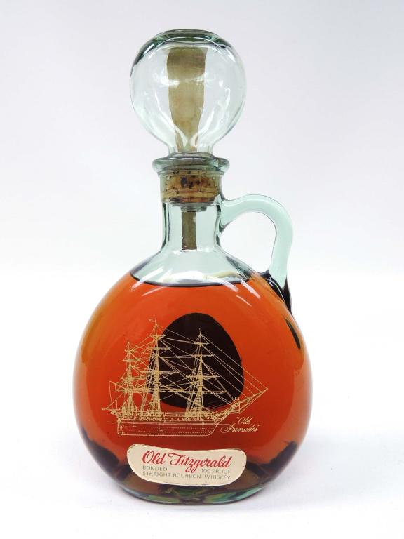 Old Fitzgerald, Old Iron Sides Decanter 1963/1971: Old Fitzgerald, Old Iron Sides Decanter 1963/1971. **If you will need bottles shipped, please speak with Ian before bidding**