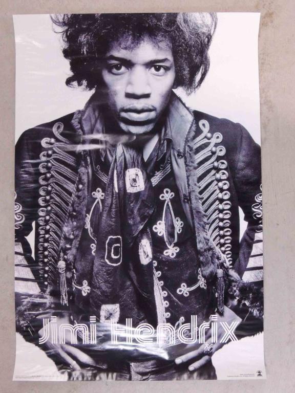 Jimi Hendrix Poster: Fair to good condition