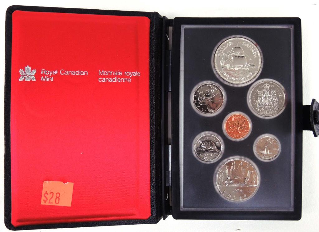 1979 Canadian Double Dollar Set: 50% Silver Dollar