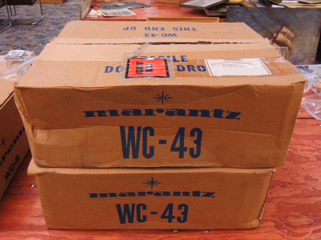 Marantz WC-43 Wood Cabinet/Case (2) - NOS: NOS, Vintage