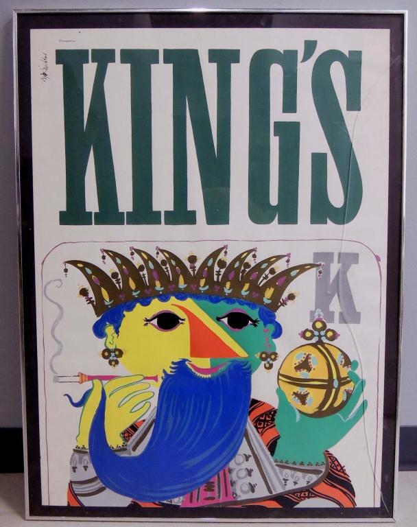 Kings & Queens by Bjorn Winblad: Glass cracked Local pickup or 3rd party shipping only
