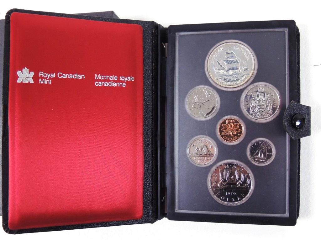 1979 Canadian Double Dollar Proof Set: Large Dollar is 50% Silver