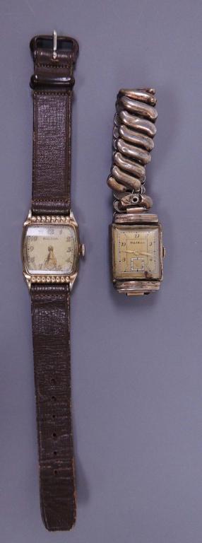 2 Tank Watches - Bulova & Walker: Bulova 10k GF; Walker Estimated sale time: 6:15pm, CST
