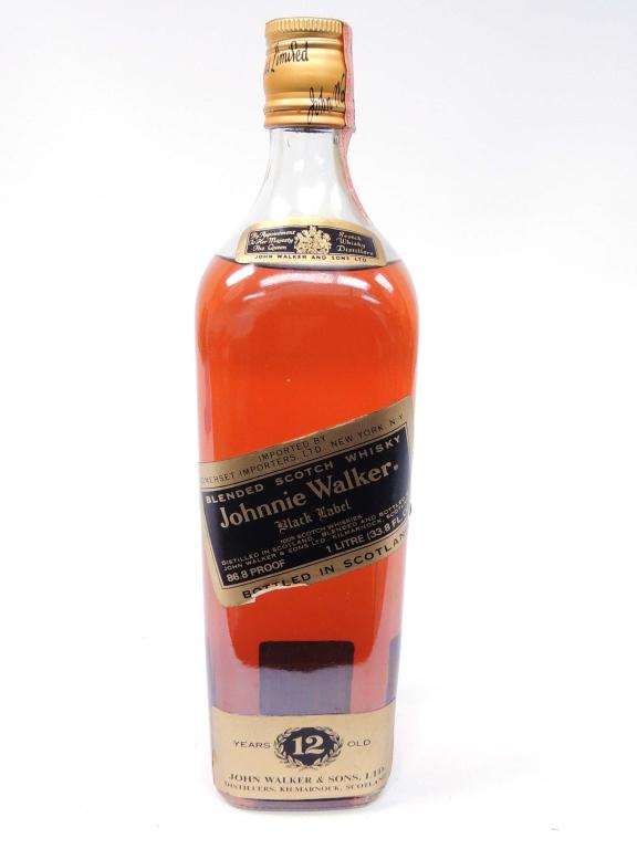 Johnnie Walker "Black" 12 Year Scotch Whisky: 86.8 proof