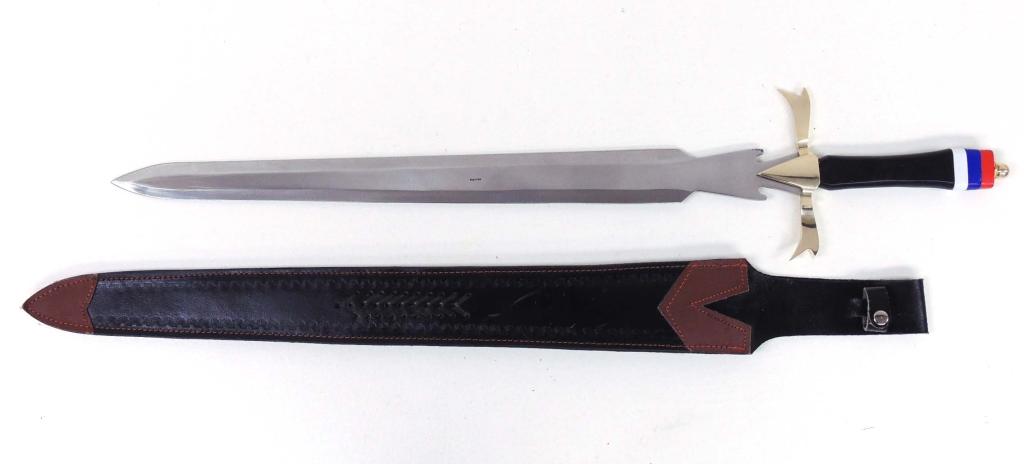 Sword w/ Scabbard: Pakistan 24" blade, 31" total Local pickup or third party shipping only