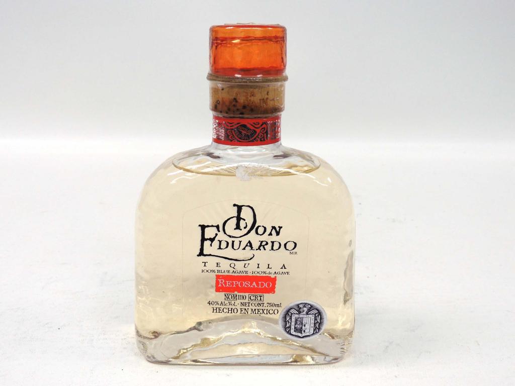 Don Eduardo Tequila Reposado: Please talk to Ian before bidding on bottles, if you may need shipping.