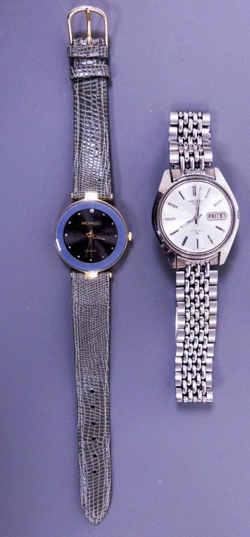 Seiko Men's Watch & Movado Quartz AS IS: As is.