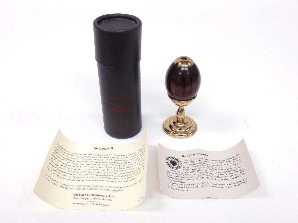 Kaleidoscope - Nicholas II Smithsonian Inst: Kaleidoscope, new condition, in box with stand.