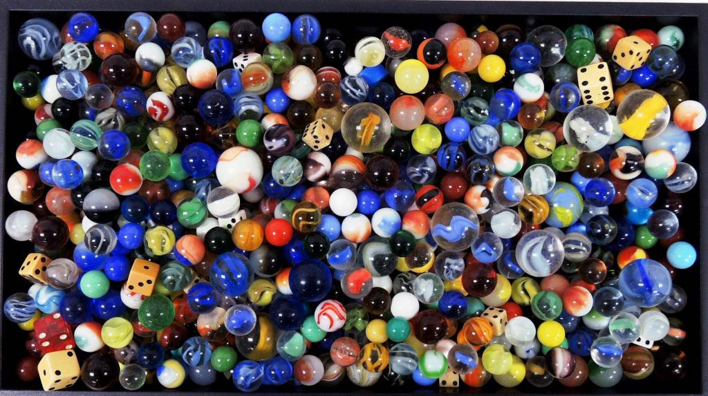 Vintage Marbles: 6 lb 8 oz.