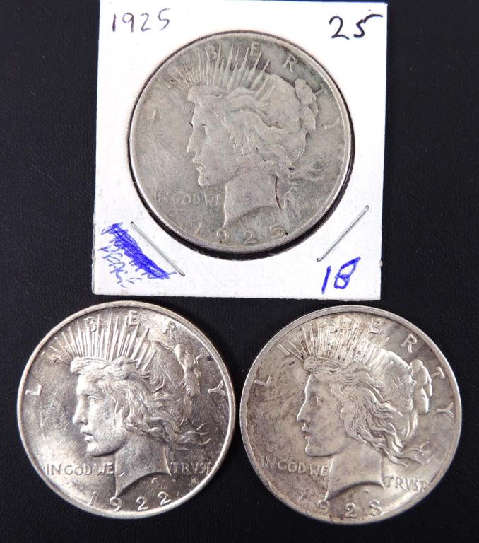 Peace silver dollars (3) (1 of 2)