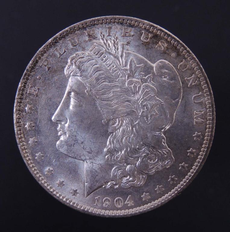 1904-o Morgan silver dollar (Choice BU?) (1 of 2)