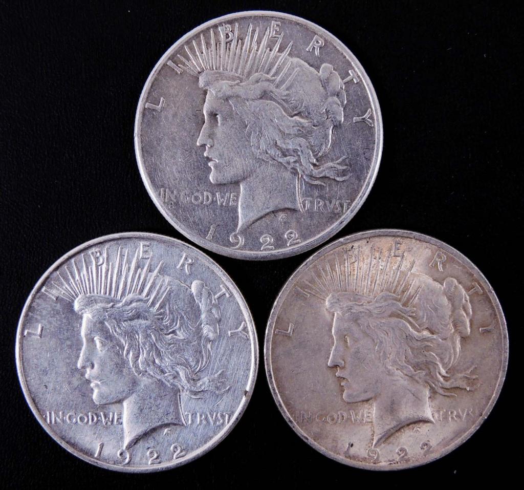 Peace silver dollars (3) (1 of 2)