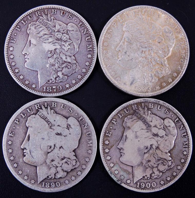 Morgan Silver Dollars (4) (1 of 2)