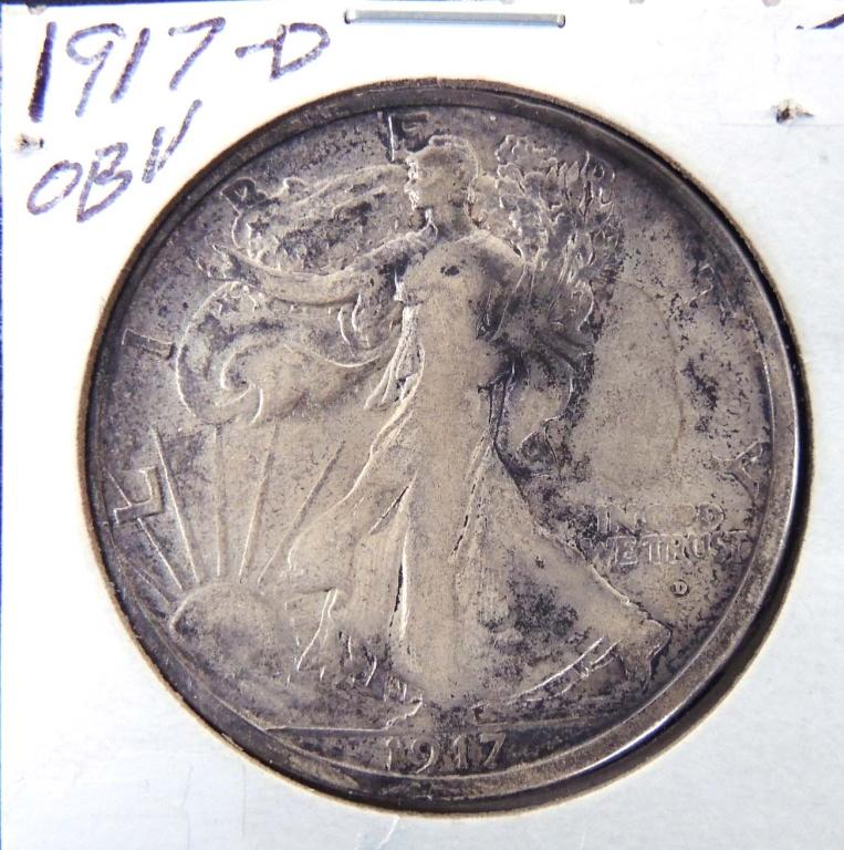 1917-d (obverse) Walking Liberty Half Dollar (1 of 2)
