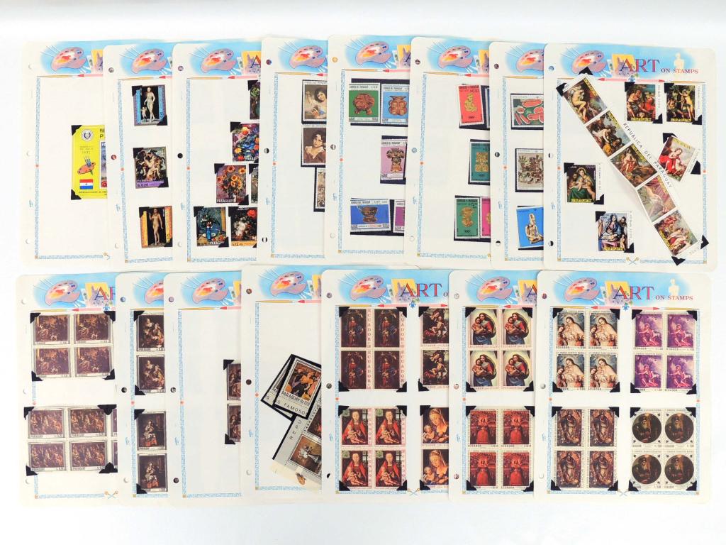 2 Binders and 1 Envelope "Art in Stamps" (1 of 13)