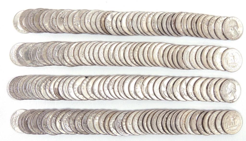 1964 Washington Silver Quarters (160) (1 of 1)