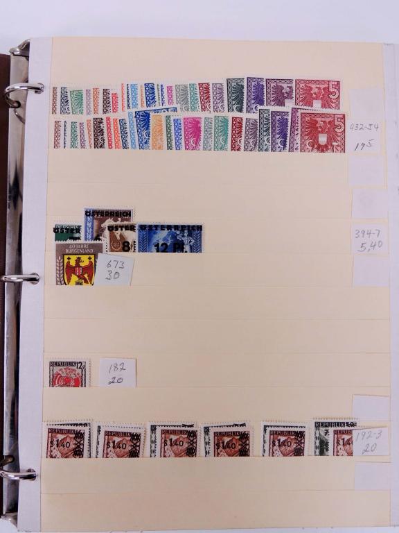 2 Stamp Albums - Ukraine, Austria, Liechtenstein (1 of 11)