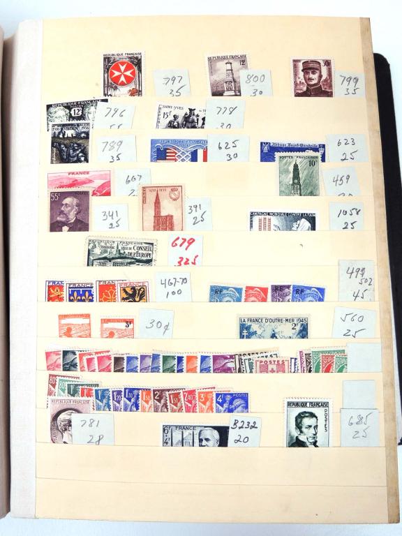 2 stamp albums - foreign, older, nice! (1 of 11)