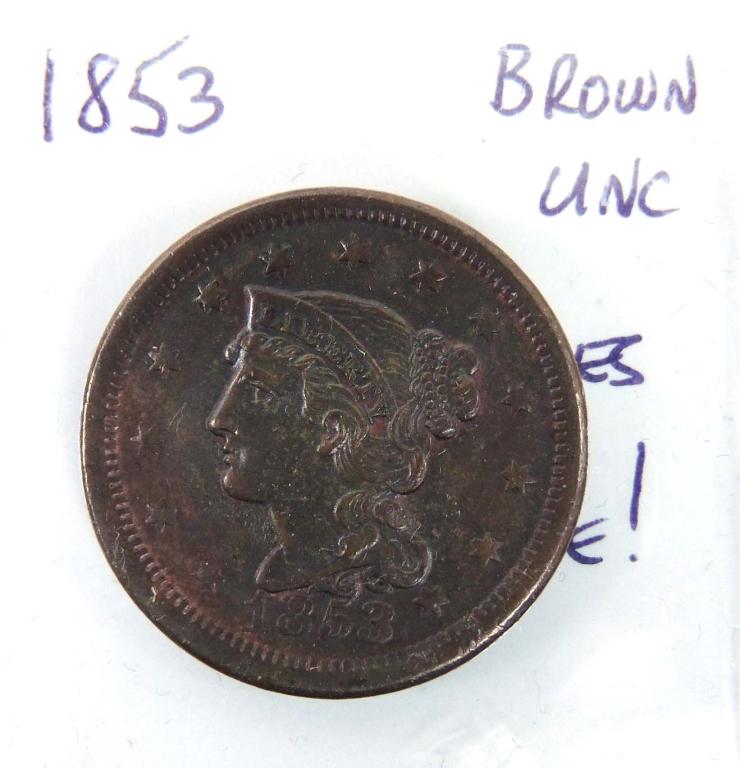 1853 Large Cent (1 of 2)