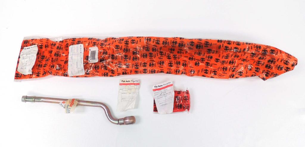 Alfa Romeo (Fiat) Steering Hose & Parts: Original Equipment, new old stock. Never used. Part number 00605-95418-0000 with Tube and pipe union. Bought for Alfa Romeo 164 LS (Pre 2001). Banjo Bolt.