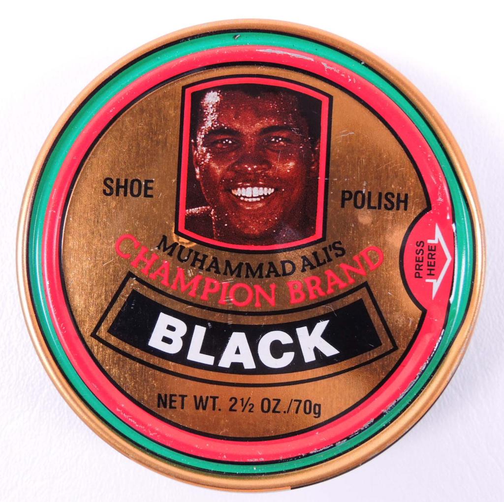 Rare Mint Unopened Can Muhammed Ali Shoe Polish: Rare Mint Unopened Can Muhammed Ali Shoe Polish from 1970's.
