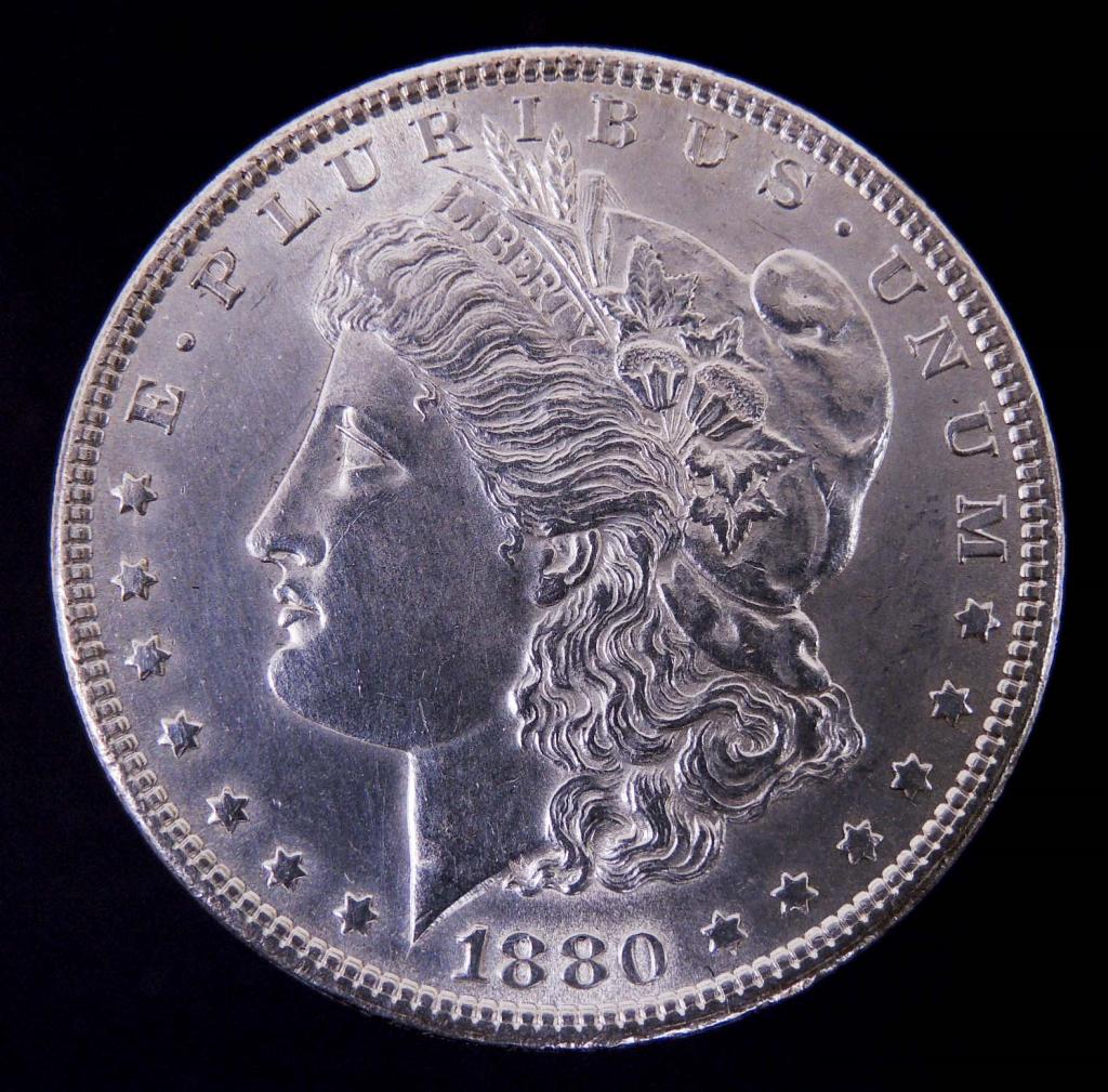 1880-p Morgan Silver Dollar (1 of 2)