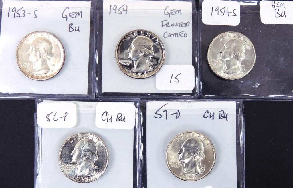 (5) Washington Quarters (1 of 2)