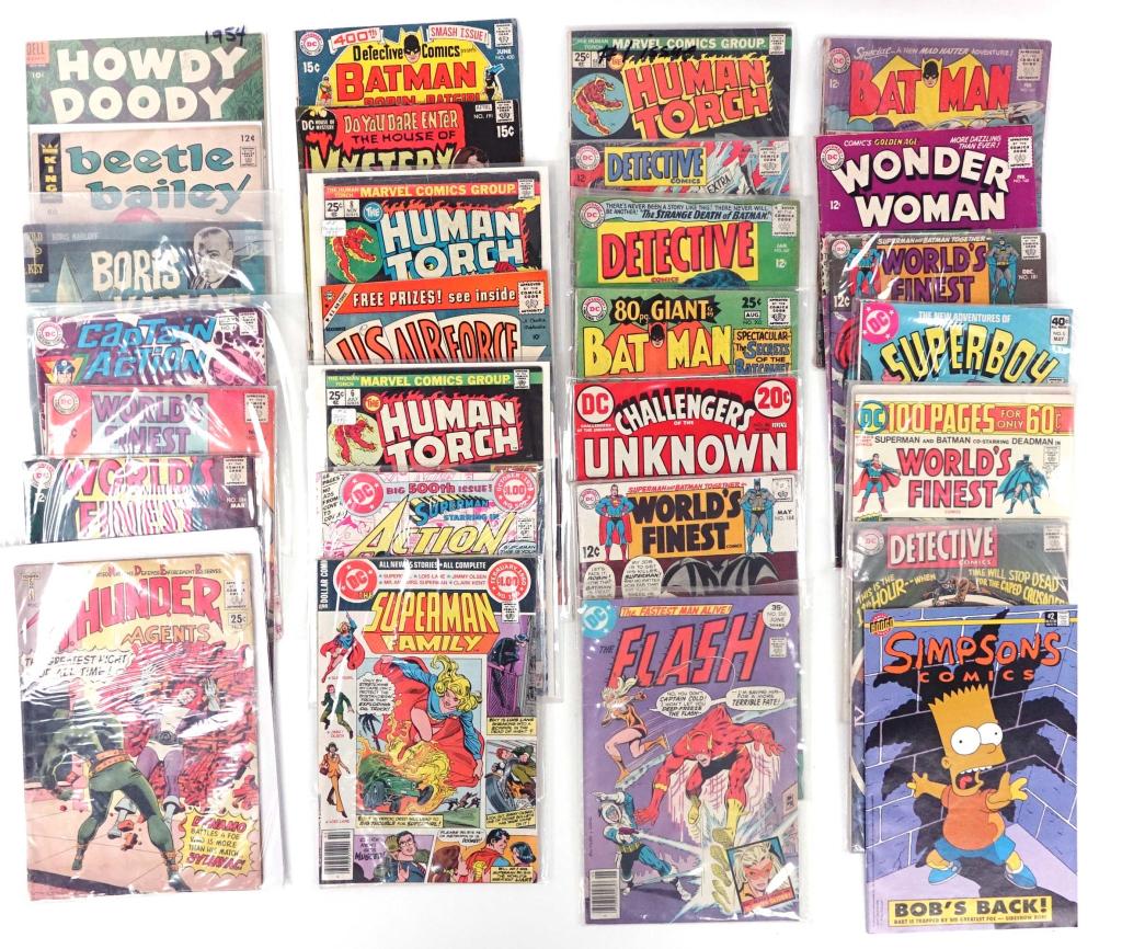 Comics: Older Superheroes: These comics date mostly form the 1970s and 1960s. Batman, Superman, Wonder Woman, etc.