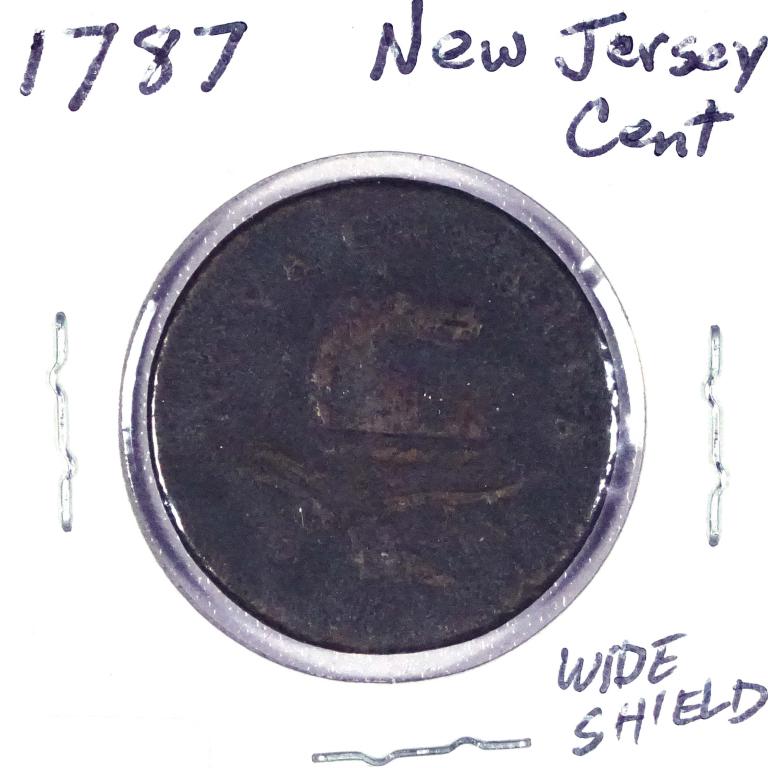 1787 New Jersey Copper Cent (1 of 3)