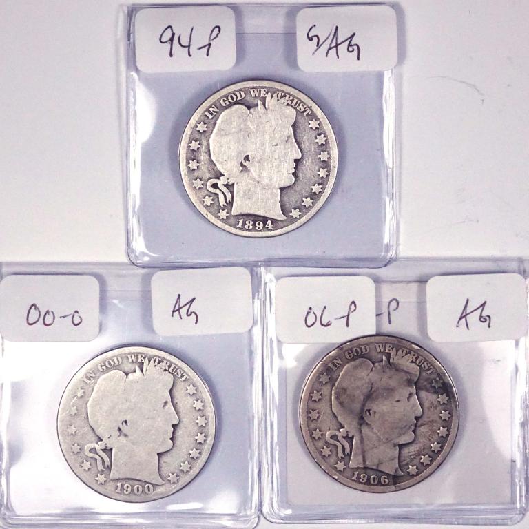 Barber Silver Half Dollar (3) (1 of 3)