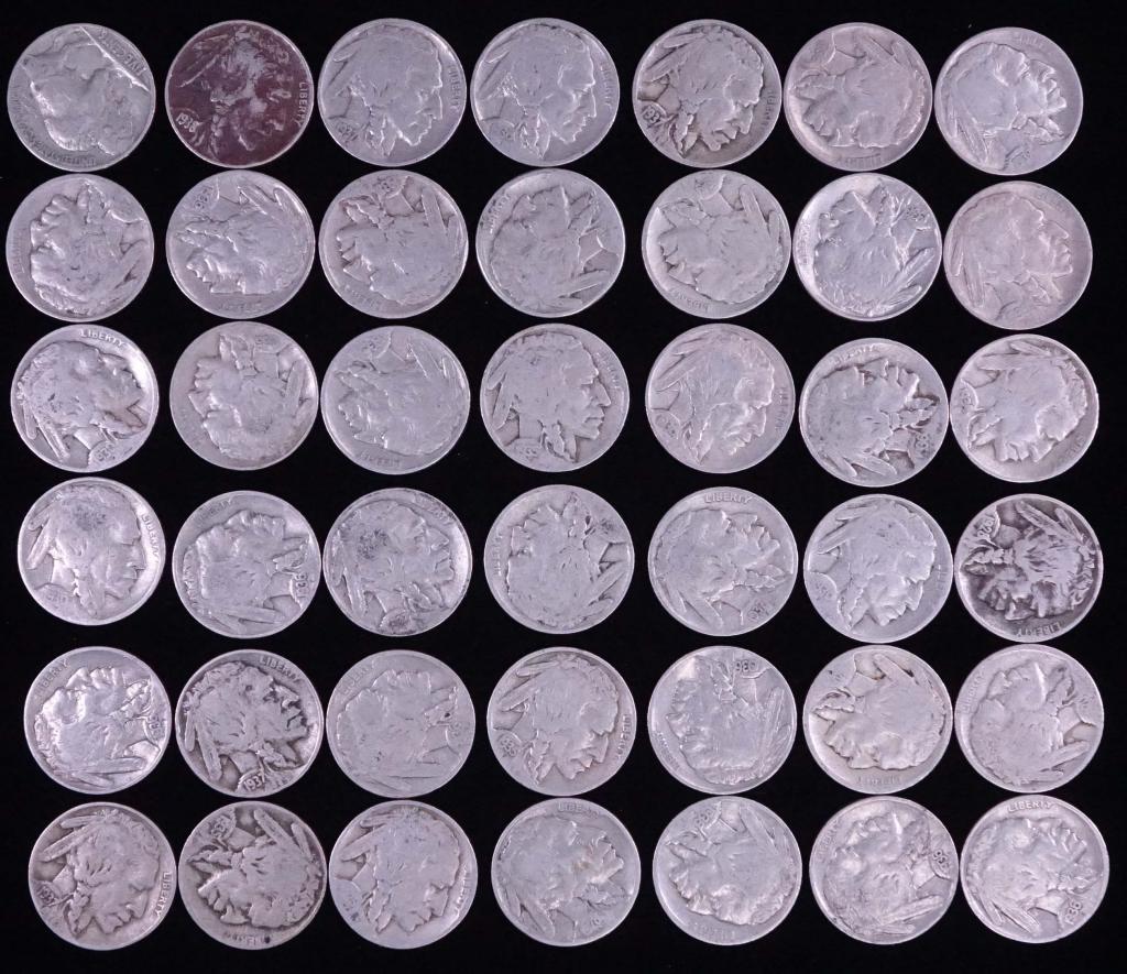 Buffalo Nickels - Full Dates (42) (1 of 5)
