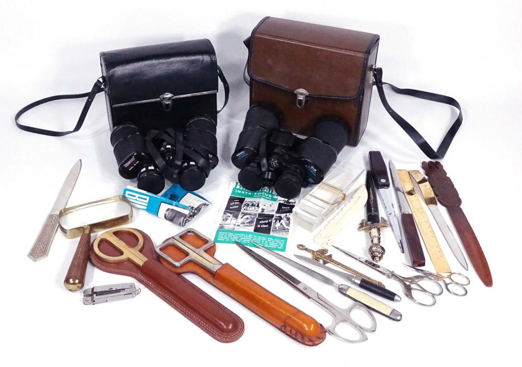 Two Binoculars & Desk Accessories (1 of 7)