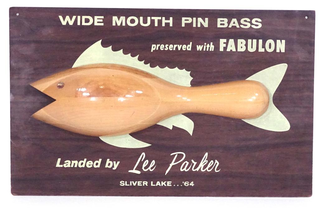 Lee Parker, "Wide Mouth Pin Bass" (1 of 3)