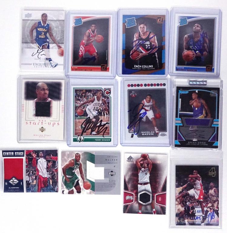 Autograph, Jersey, NBA Cards (12) (1 of 6)
