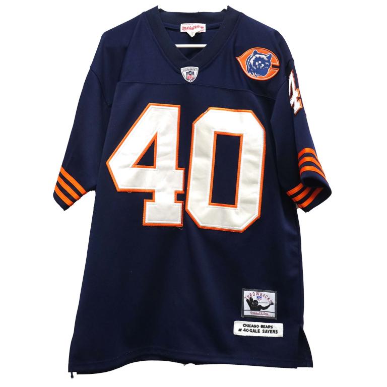 Gale Sayers #40 Mitchell & Ness Throwback Jersey: Winter jersey, size 54.