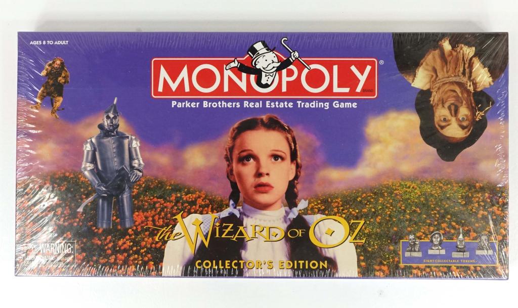 90's Edition Monopoly Wizard of Oz Edition: New, unopened.