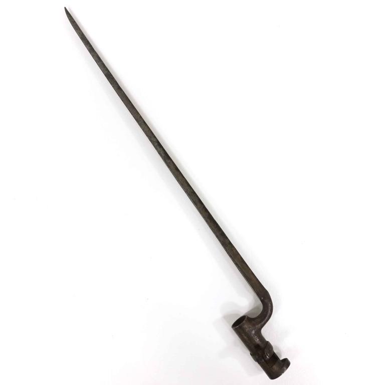 Model 1853 British Socket Bayonet: Crimean War era - Overall length: 20.75"; blade length: 17.5".