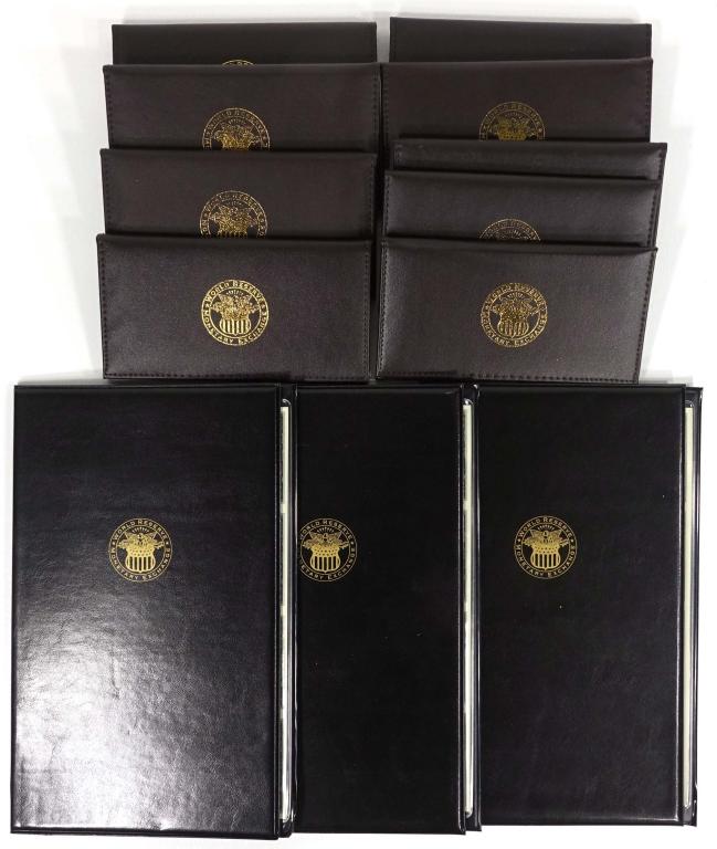 $2 Note Lot (Some Consecutive Serial Numbers): (9) $2 crisp notes in holders, one set of three with consecutive serial numbers and one set of 2 consecutive serial numbers) *** and *** uncut minisheets of (4) $2 bills, all with the same last three 